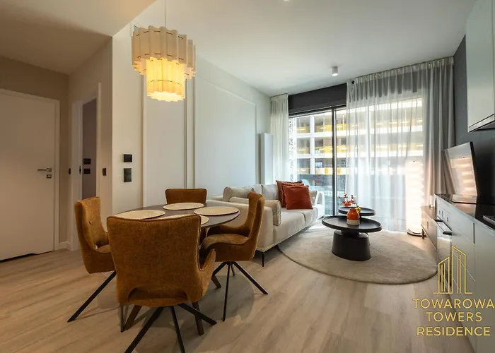 Apartment Towarowa Towers Residences Warsaw